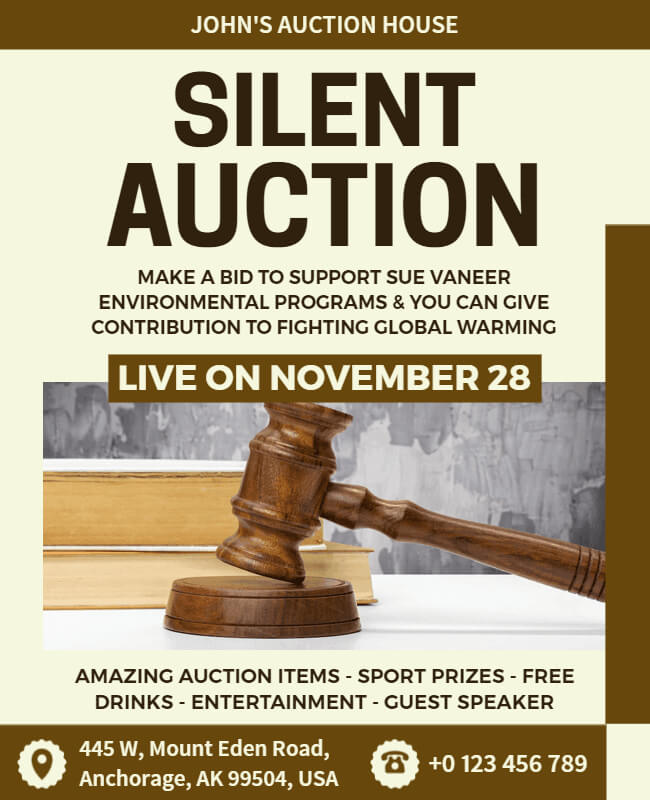 Auction Flyer Example