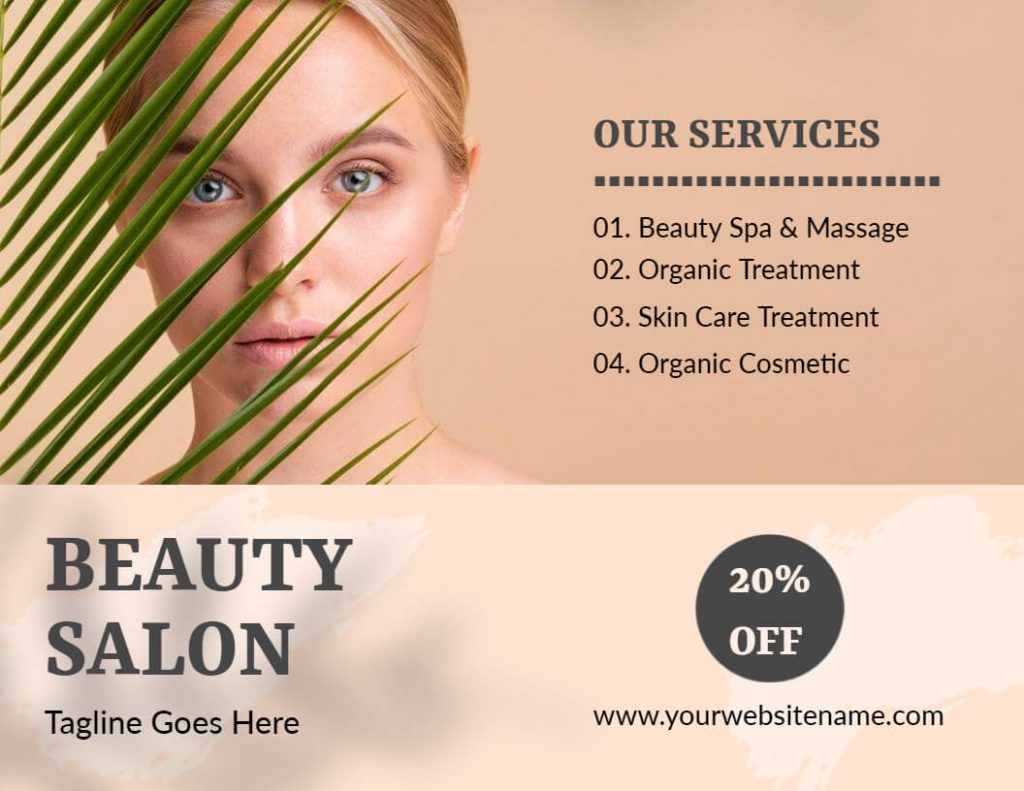 beauty salon template