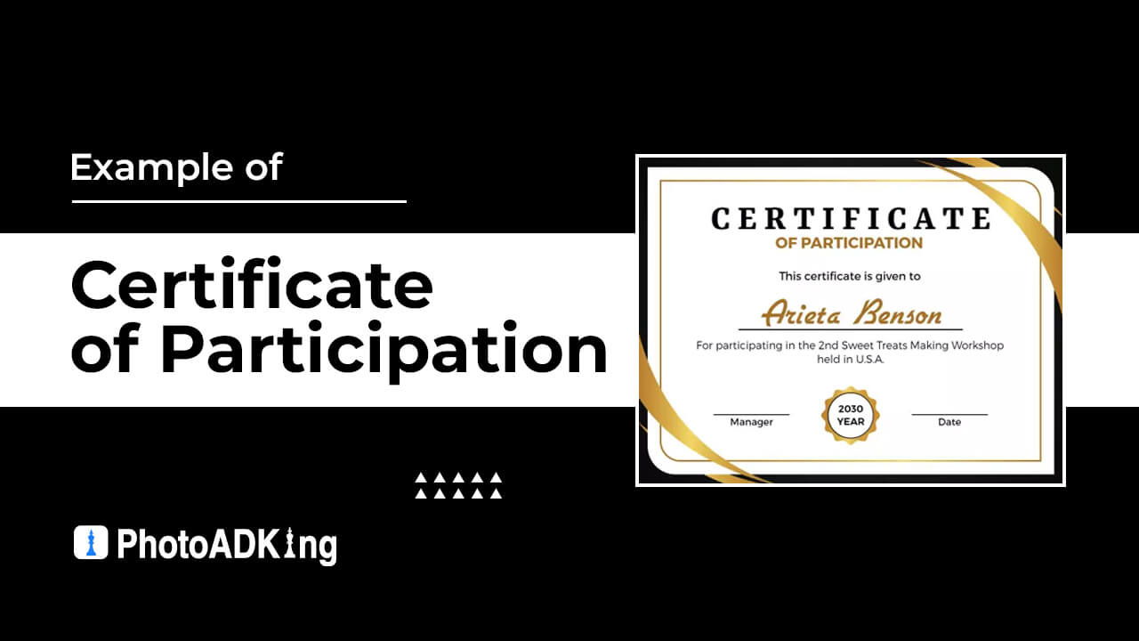 Certificate Of Participation 