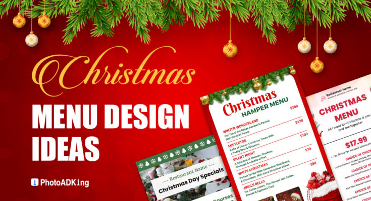 Christmas Menu Design Ideas