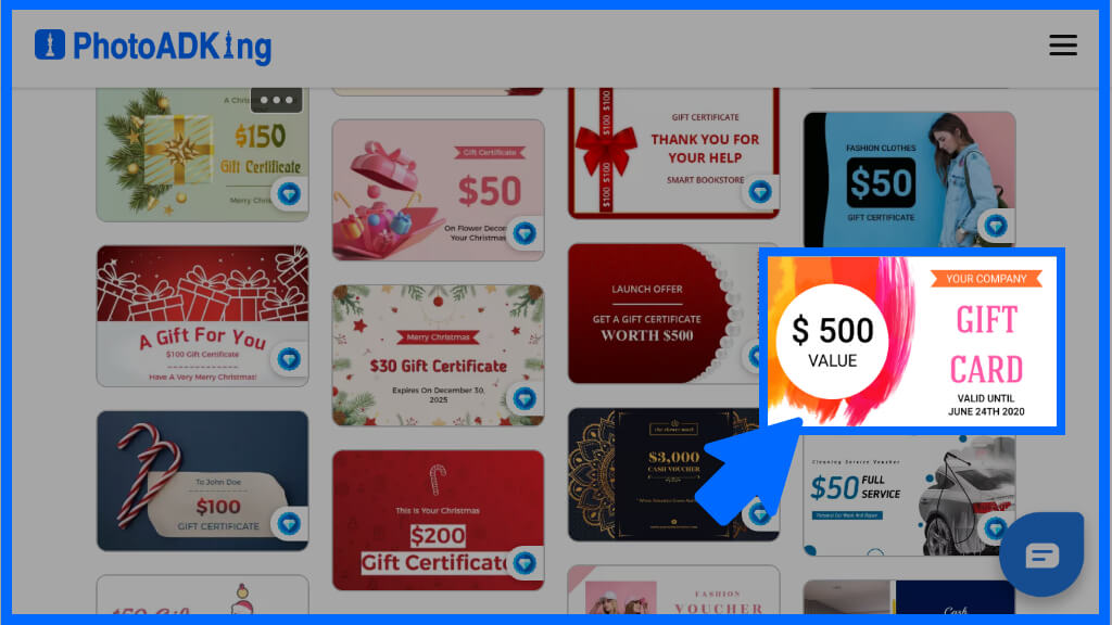 Create a Gift Card