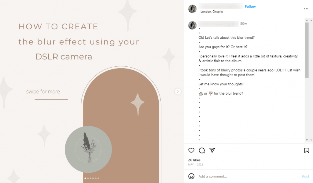 social media Tutorial Content design ideas