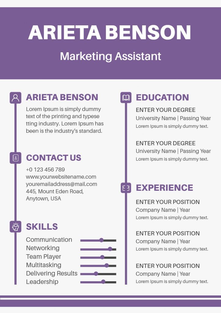 Marketing Assistant Resume