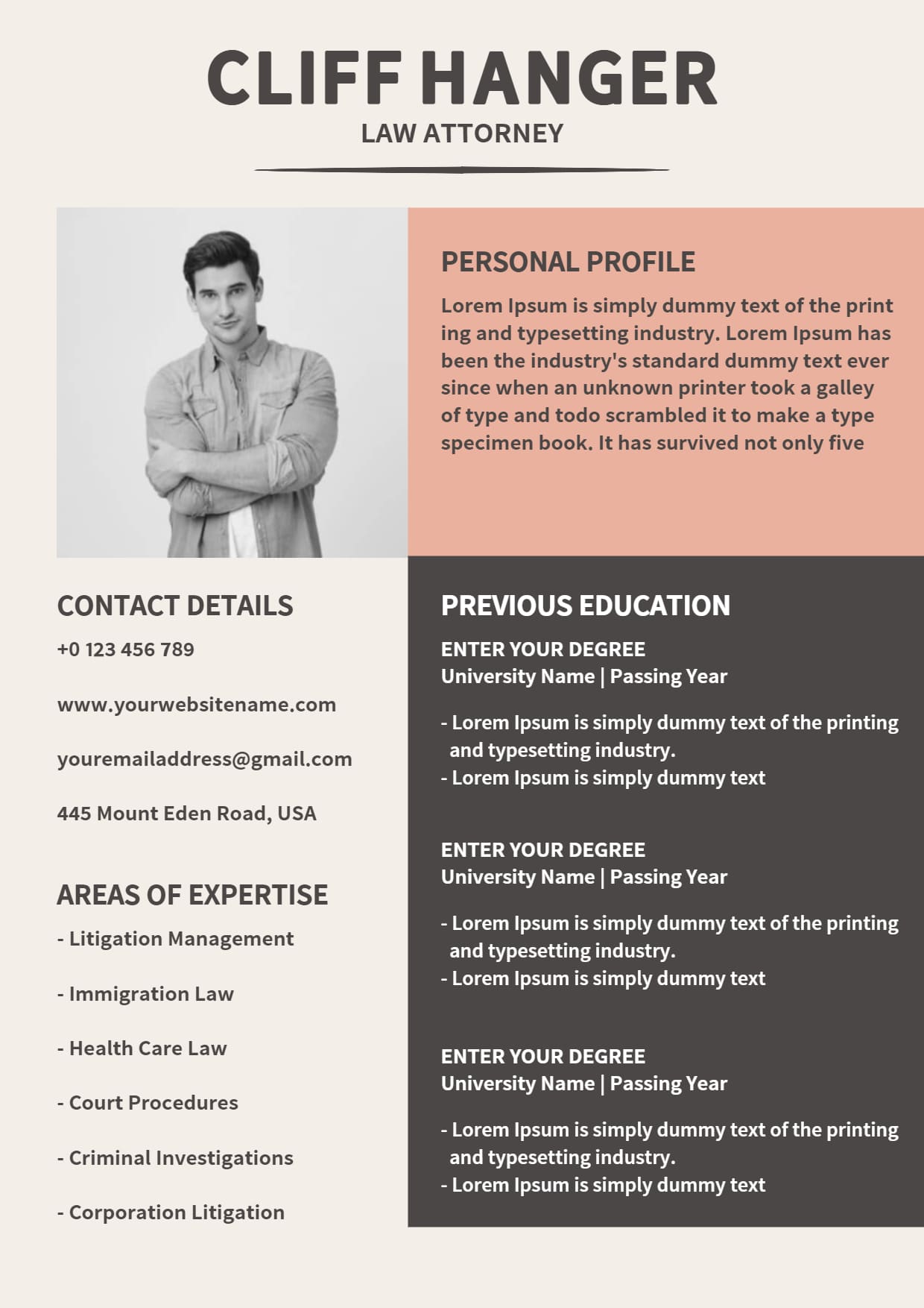 Resume Examples for Freshers Guide - Morden Theme Based Fresher Resume 