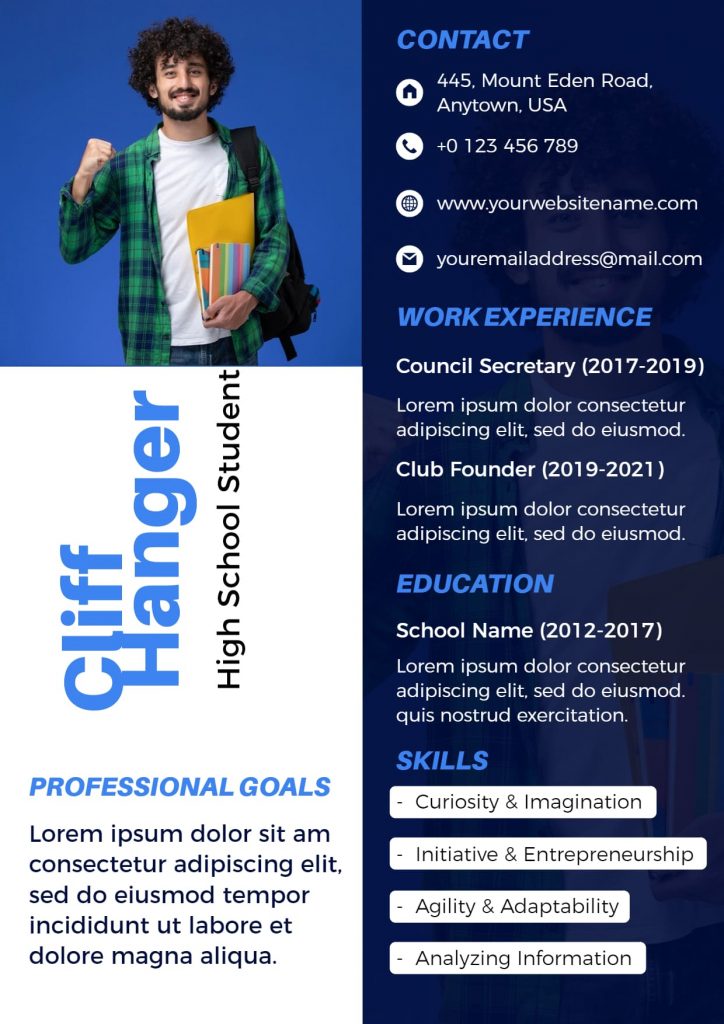 Morden Resume examples for students