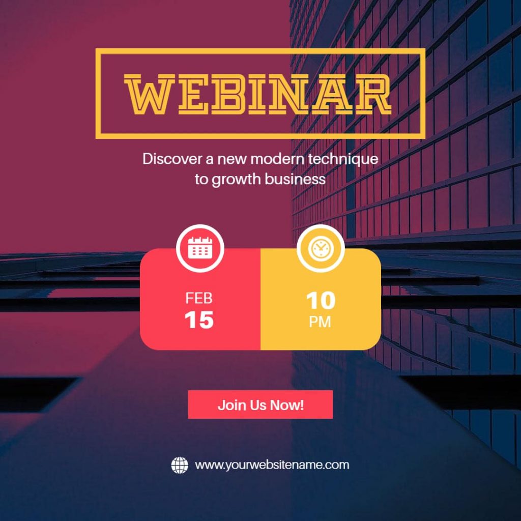 Share About Your Webinars in social media