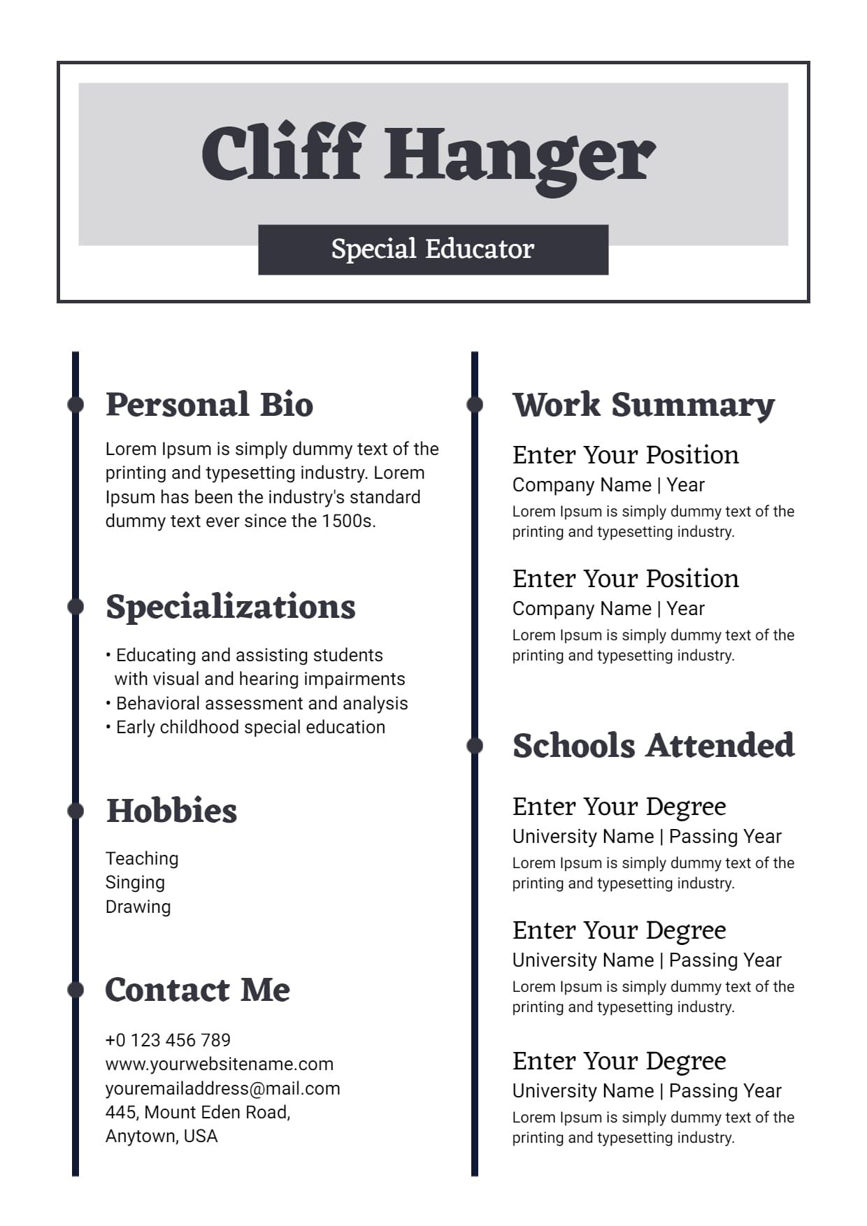 Best Resume Layouts