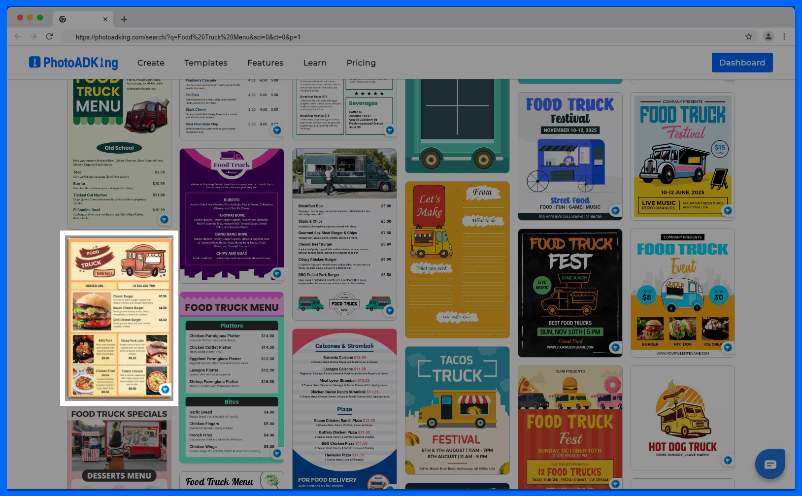 How To Design A Food Truck Menu Using Templates? - PhotoADKing