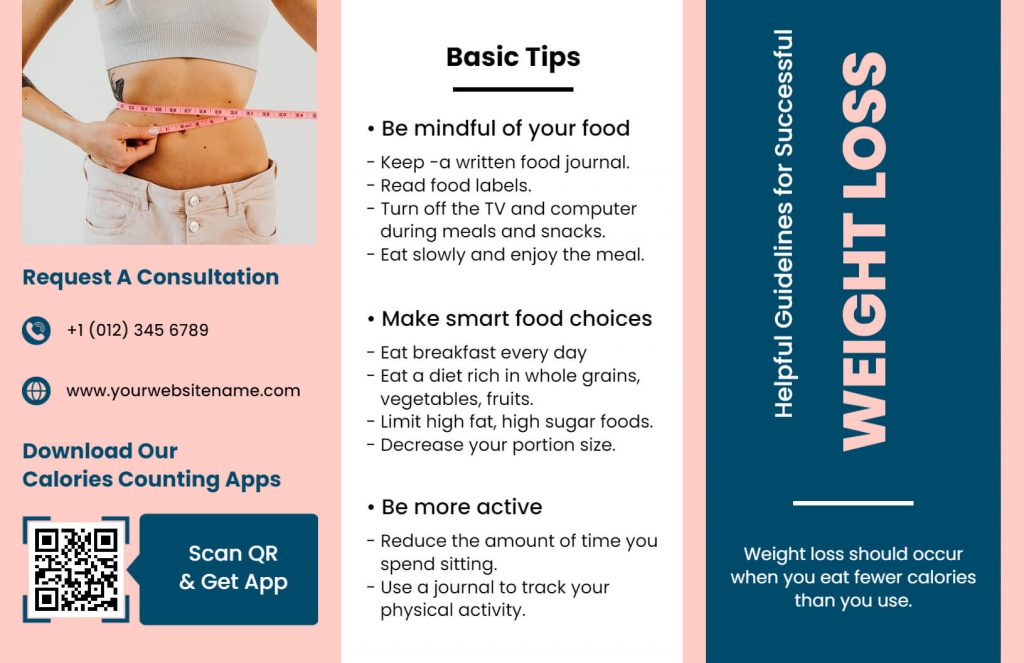 tips weight loss brochure