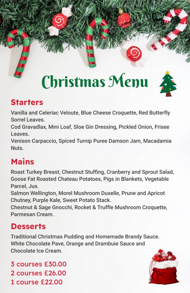 Christmas Day Menu 2024 Denni Shaina