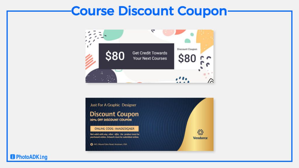 course coupon
