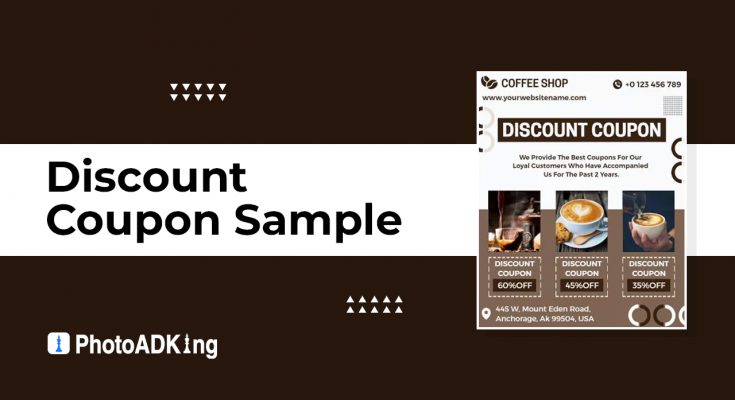 Discount coupon sample