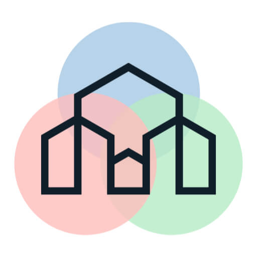use circle Shape real estate Logo Ideas