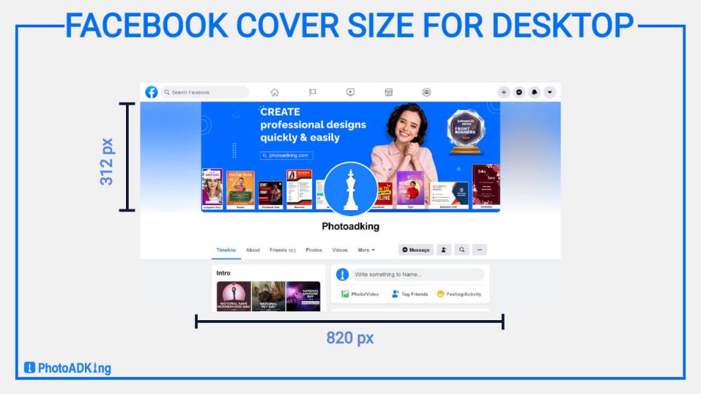 facebook cover size for desktop