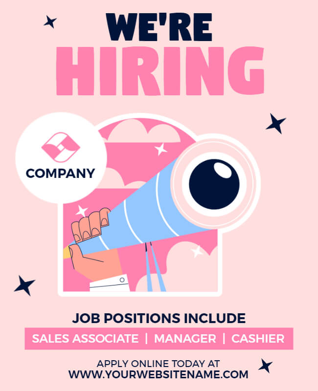 use brand fonts in job flyer 