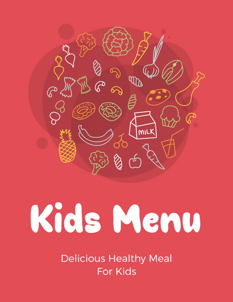 healthy kids menu