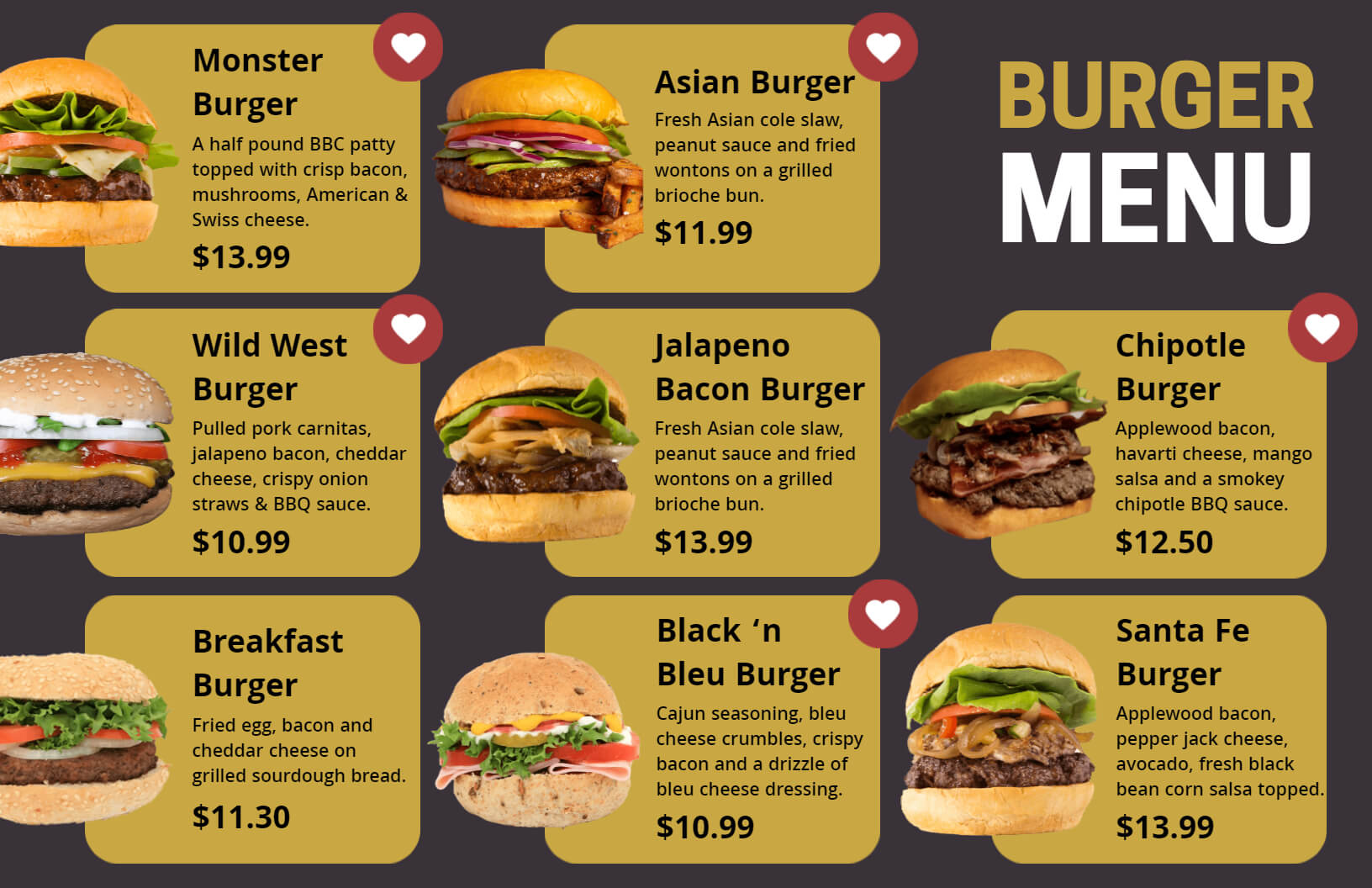How to Make a Menu Using Templates?