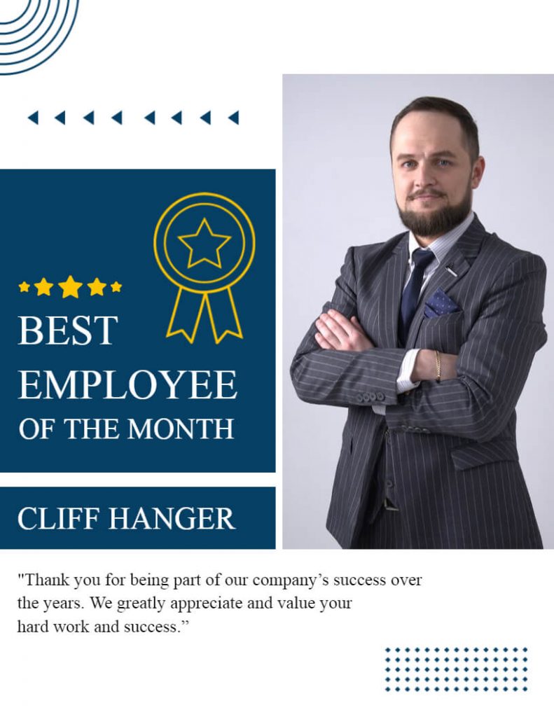 Employee of the Month Certificate
