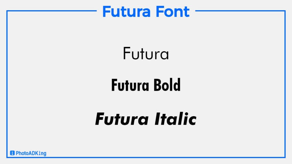 futura font style