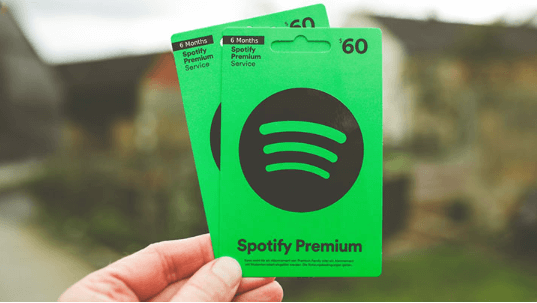 Spotify Premium Subscription Gift Certificate