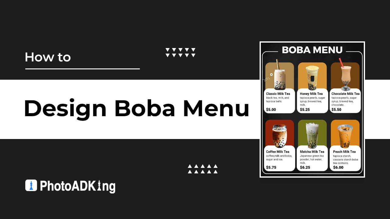 Boba Menu Templates - PhotoADKing