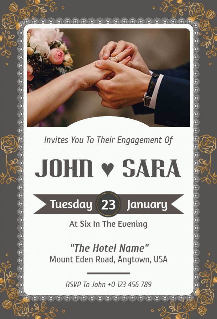 Engagement Party Invitation Examples