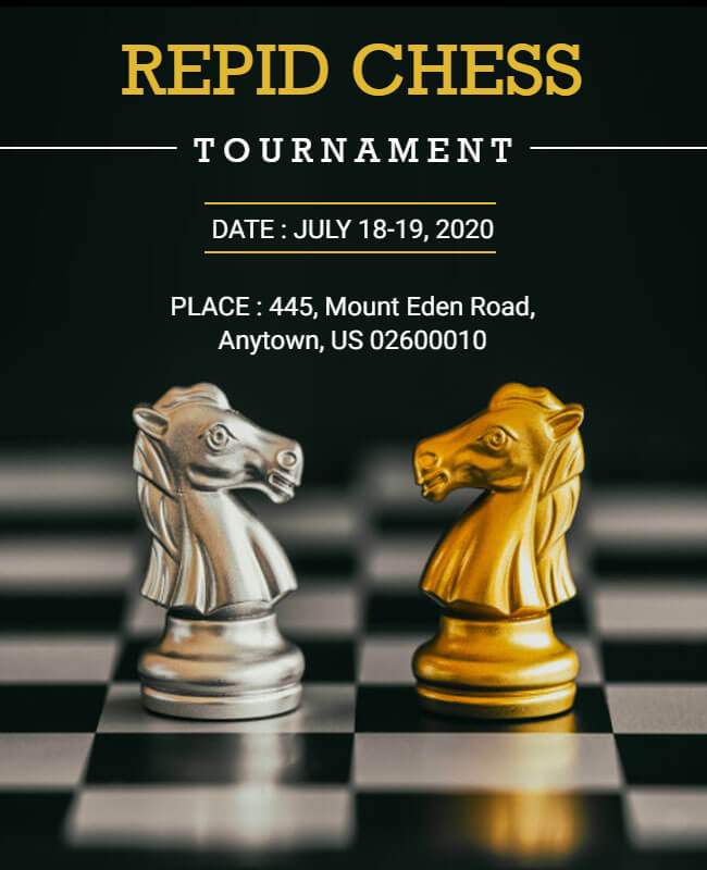 Minimal Creative Chess Tournament  Invitations