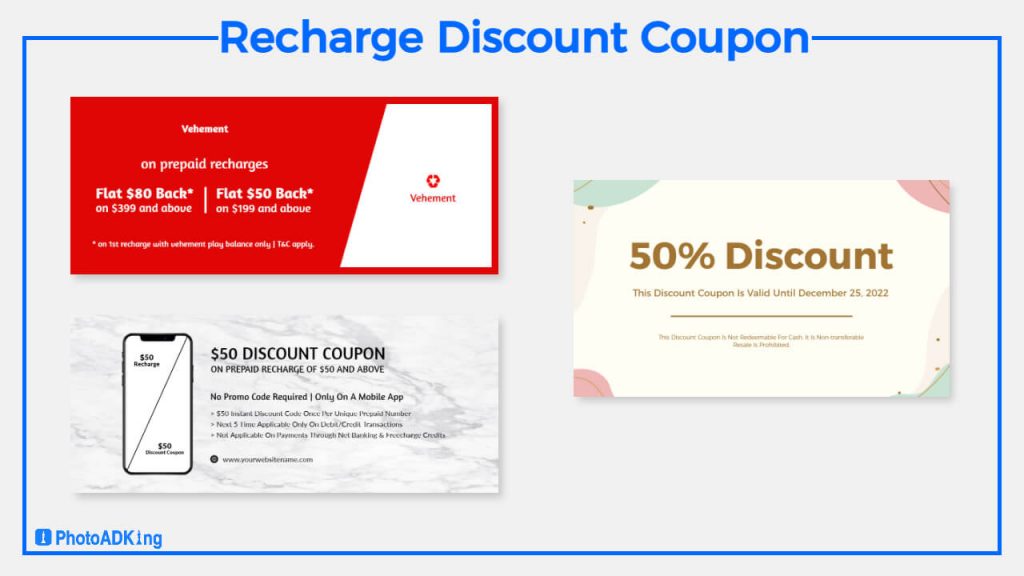 Recharge Discount Coupon