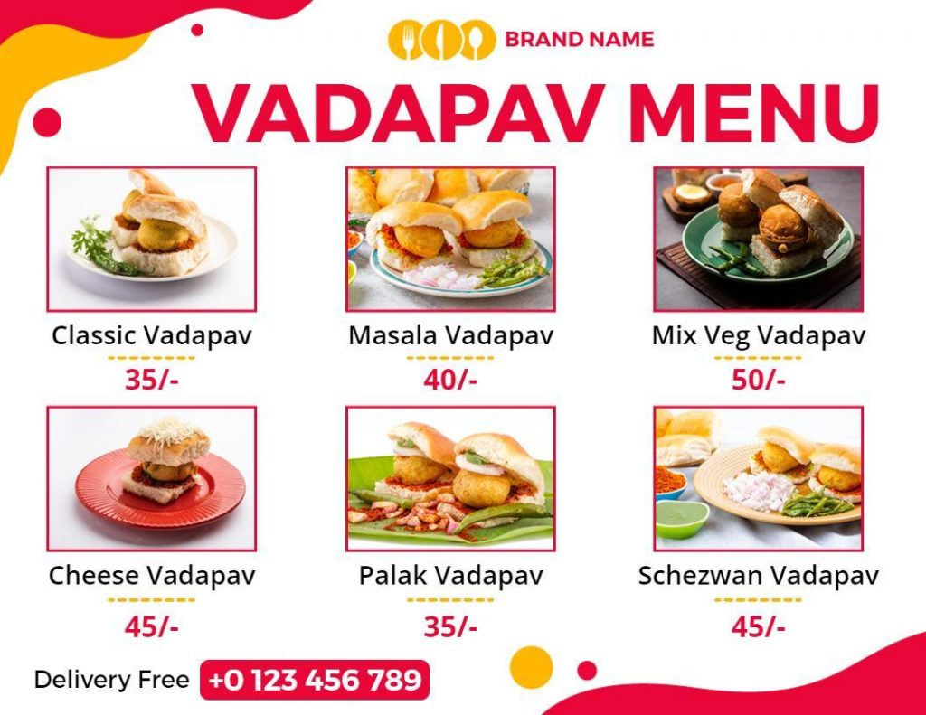 vadapav menu