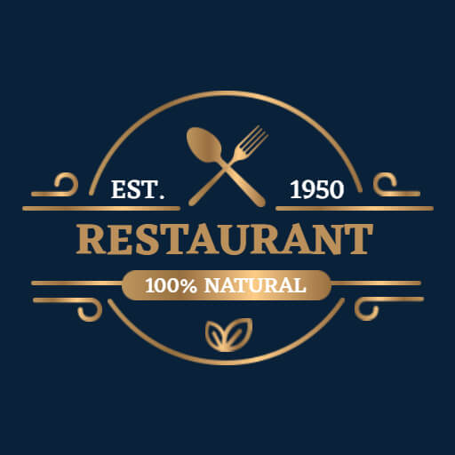 Royal Restaurant Logo Sample