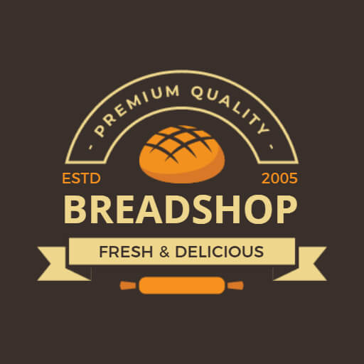 Bread Shop Bakery Logo Sample