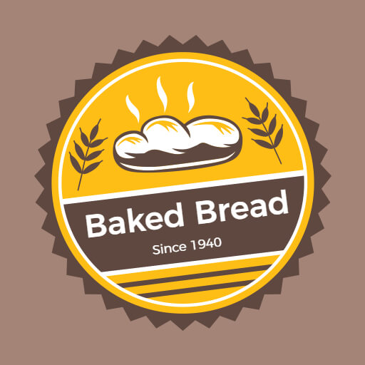 Brown Bakery Logo Sample