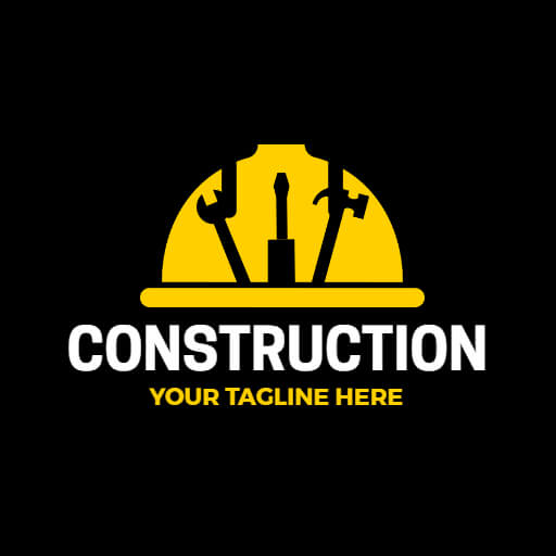 Dark Construction Logo Sample