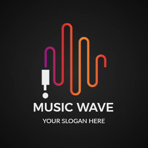 Wave Music Logo Sample