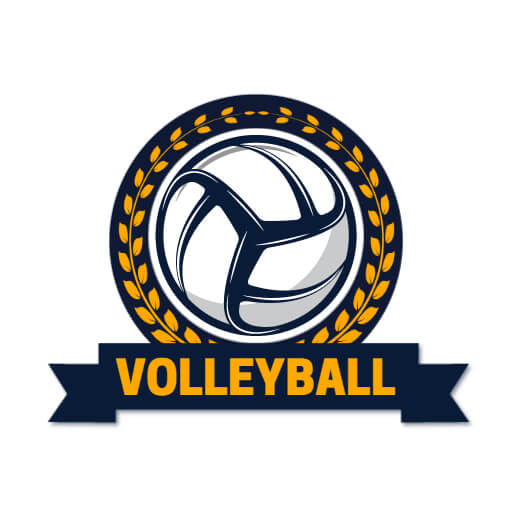 Volleyball Sports Logo Sample
