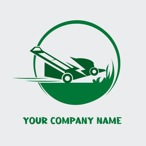 Green Lawn Care Logo Sample