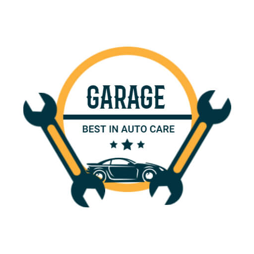 White Garage Logo Sample