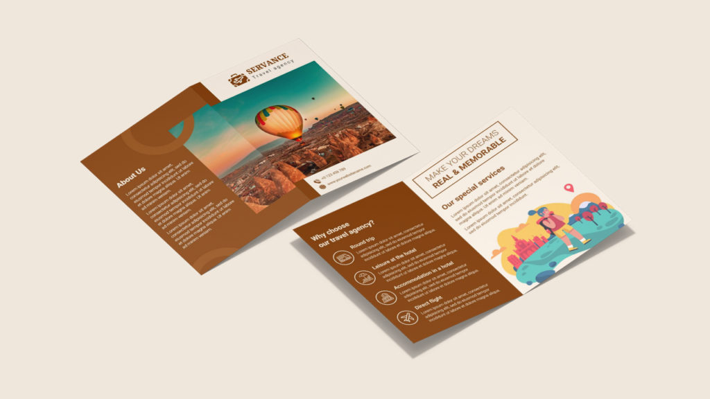travel agency brochure