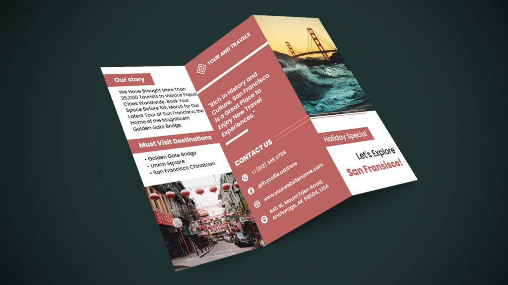 destination focused brochure example