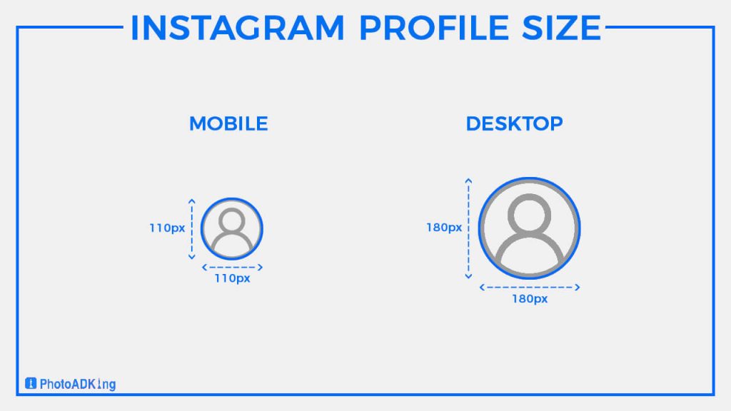 instagram profile size
