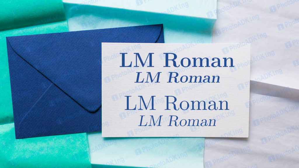 LM Roman Font
