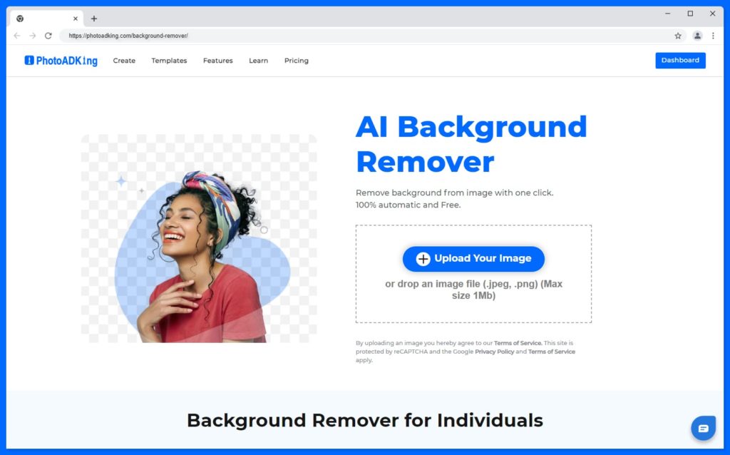 PhotoADKing's AI Background Remover