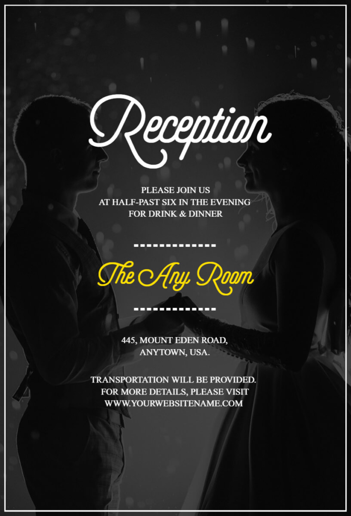 Reception Invitation
