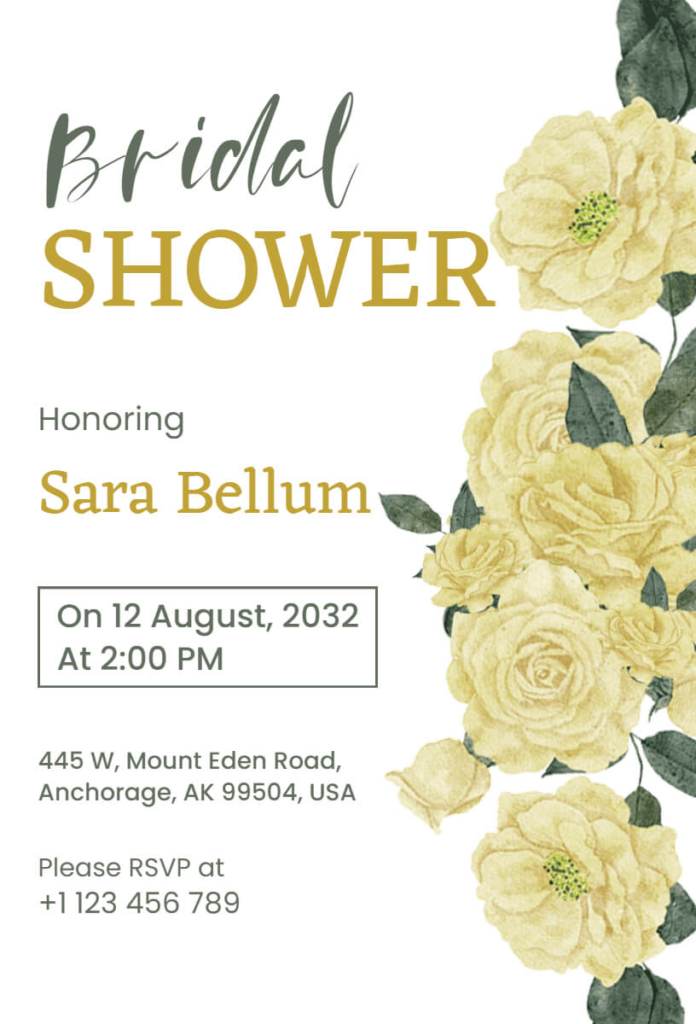 Bridal Shower Invitation 