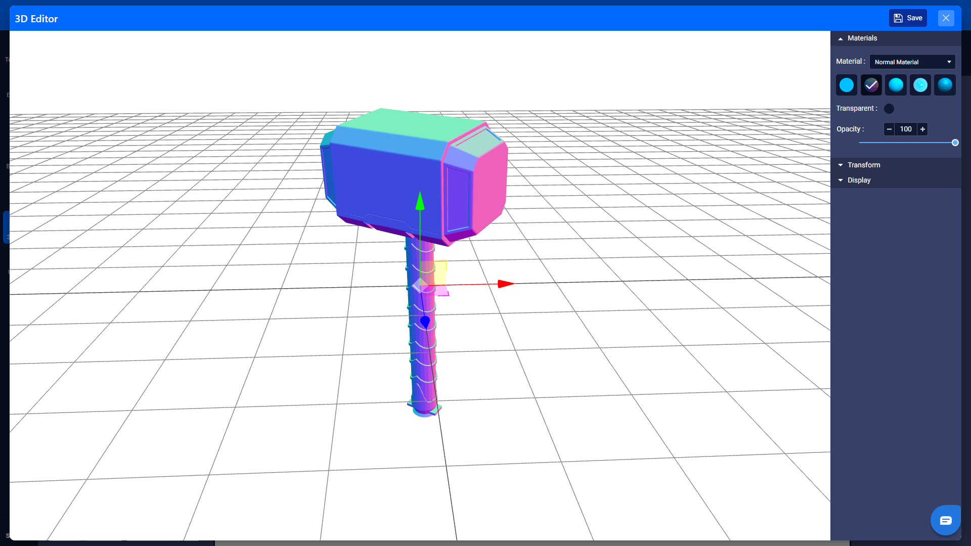 3D Shape Editor