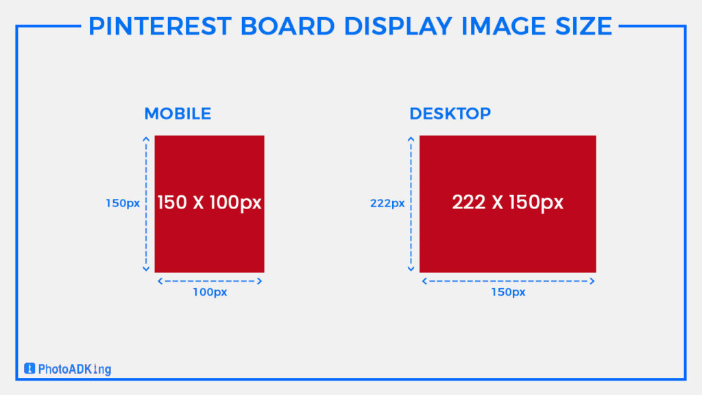 pinterest board display image size