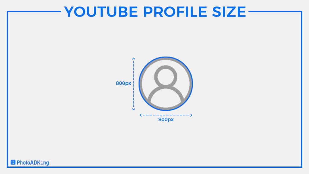 youtube profile size