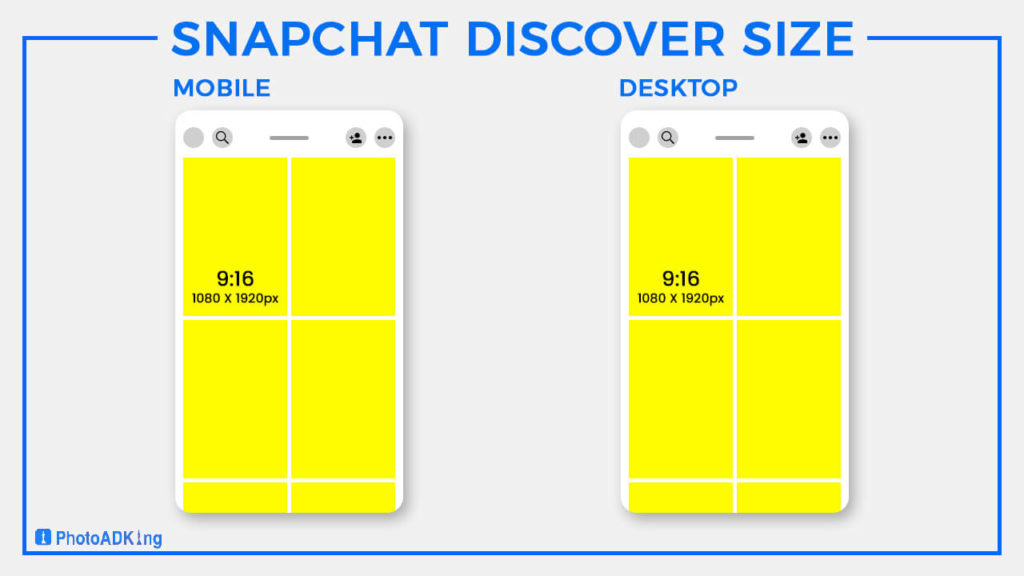 snapchat discover size
