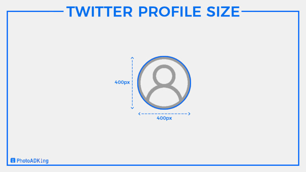 twitter profile size 2023