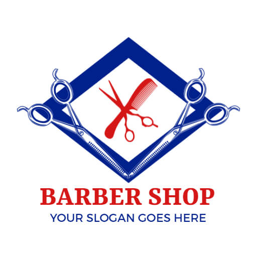 Scissor logo for barber